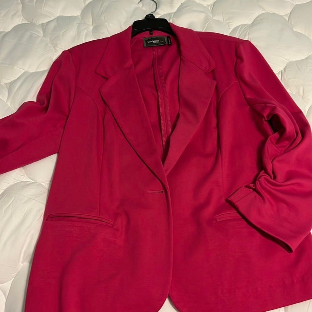 Christian sirenio brand knit blazer